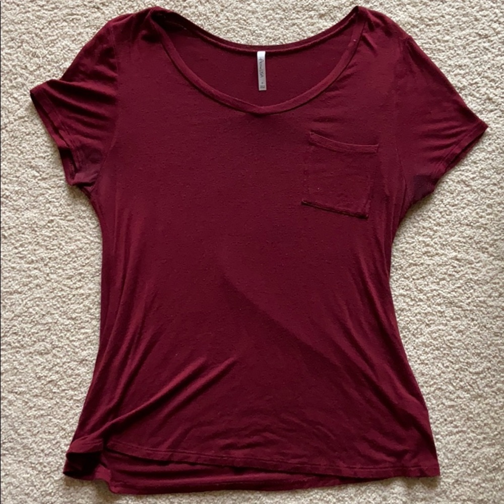 Red v neck